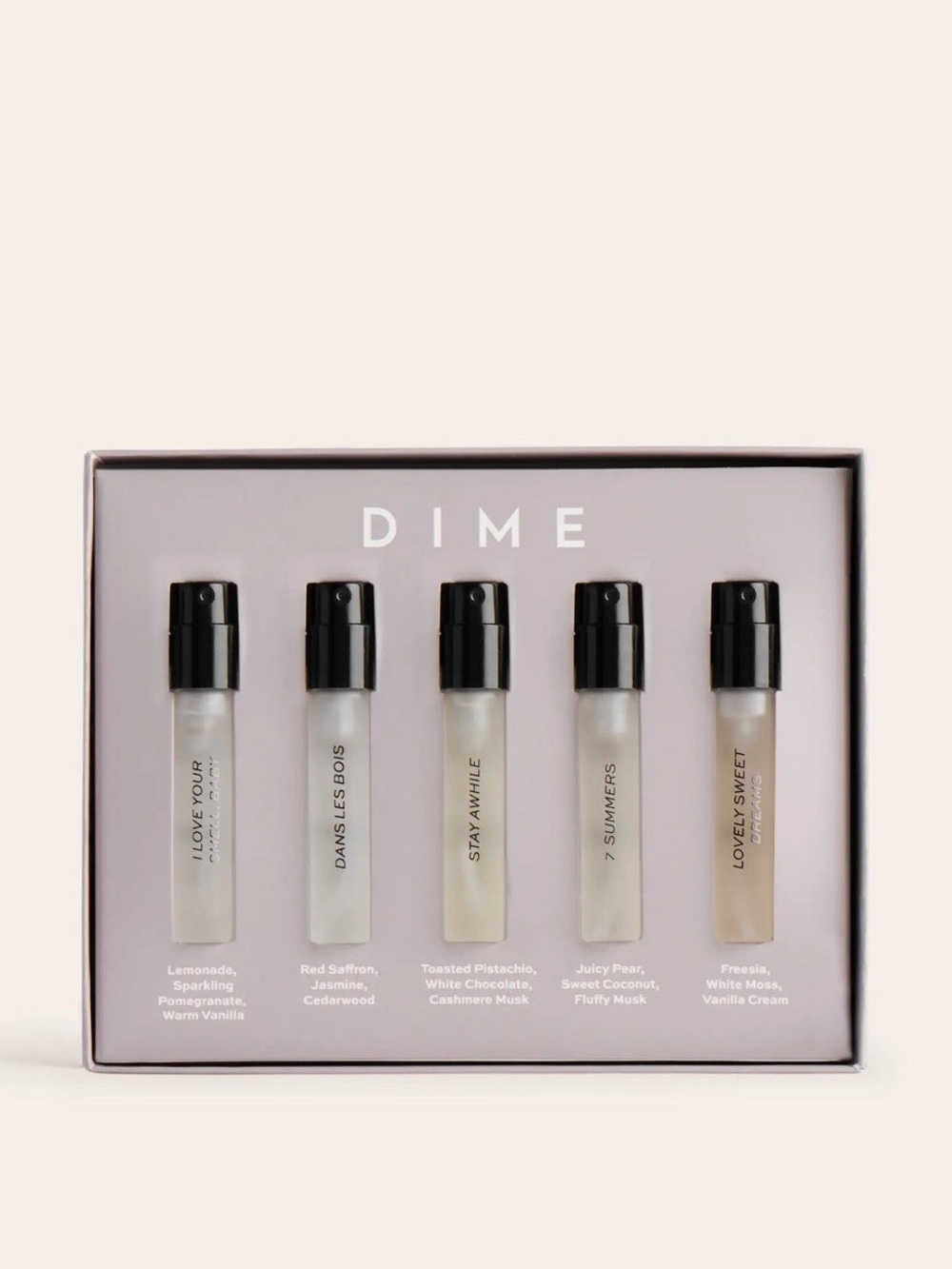 DIME Beauty Perfume Sampler Kit Clean Fragrance Discovery Set